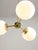 Mid-Century Modern Italian Pendant Light in Brass and Opaline Glass, 1960s For Sale - Image 4 of 15