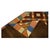 Turkish Retro Kilim Flatweave Wool 5x7 Brown, Blue, Green & Orange Handmade Area Rug #1142020 For Sale - Image 4 of 4