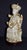 Vintage Chinese Empress Carved Cast Resin With Faux Ivory Finish Figurine Statue For Sale - Image 11 of 16