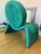 Vittorio Introini 1980s Postmodern Vittorio Introini Style Green Chair For Sale - Image 4 of 8