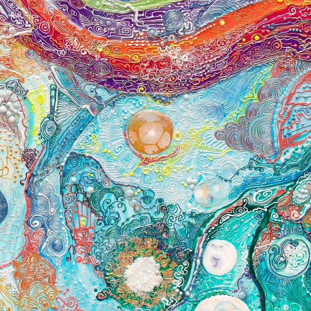 This is a one-of-a-kind original textural abstract artwork by San Diego artist, Alexander Arshansky. Its dimensions are...
