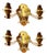 Art Deco French Crystal & Mirror Wall Sconces form Maison Baguès, Paris, 1945, Set of 2 For Sale