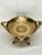 Mid 20th Century Castilian French Empire Style Brass Pedestal Center Bowl For Sale - Image 5 of 12