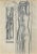 Divinity Sculptures, Original Drawing, Early 20th-Century For Sale