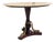 Empire Style Central Table with Onyx Top, 1950s For Sale