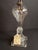 Rare Antique Boston & Sandwich Engraved Glass Whale Oil Lamp "Patent" Cork Burner c.1835 For Sale In Boston - Image 6 of 18