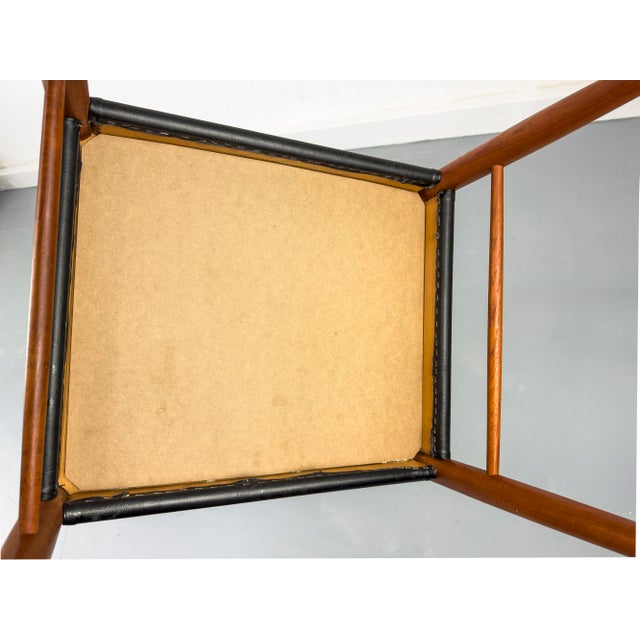 Teak and Leather Armchair by H. W. Klein for Bramin, 1960s For Sale - Image 16 of 18