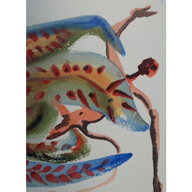 Modern Salvador Dali, Gluttony, Woodcut For Sale - Image 3 of 7