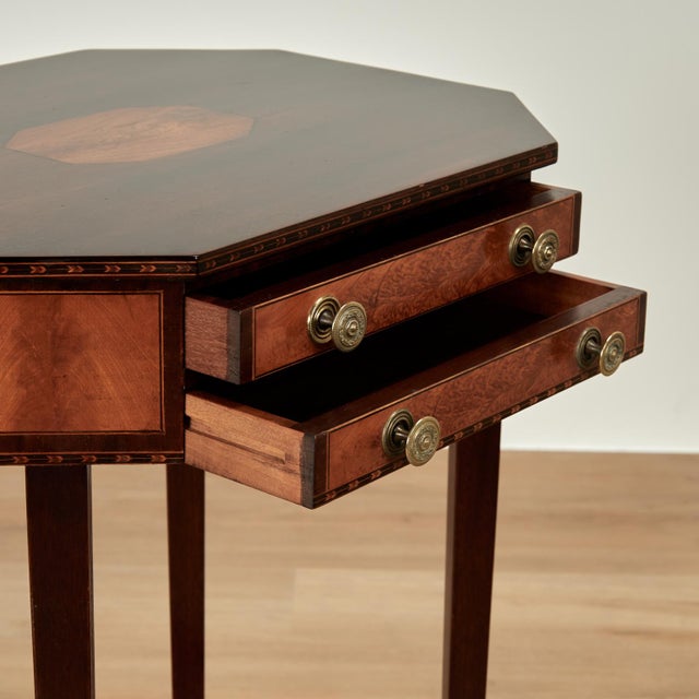 Brown Pair of Vintage George II Style Stands or Tables For Sale - Image 8 of 15