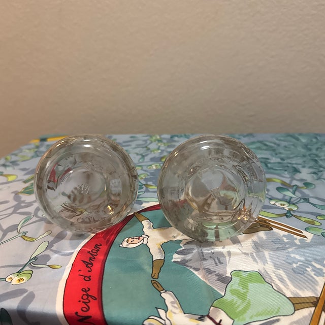 Glass 1950s Mid-Century Modern Georges Briard "Persian Garden" Cruet Set - Pair For Sale - Image 7 of 10