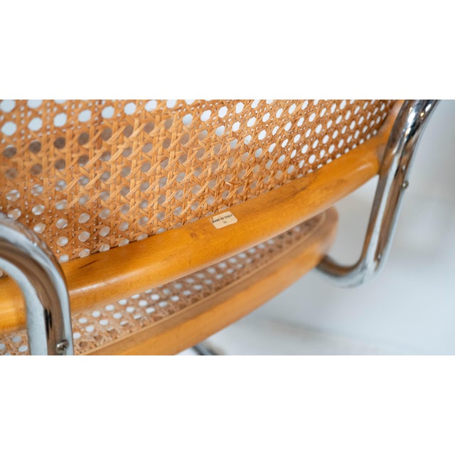 1970s Vintage Marcel Breuer Attributed Cesca Armchairs - Set of 4 For Sale - Image 12 of 12