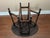Petite Antique English Side Sofa Table Barley Twist Drop Leaf Gateleg Carved Oak For Sale - Image 18 of 18