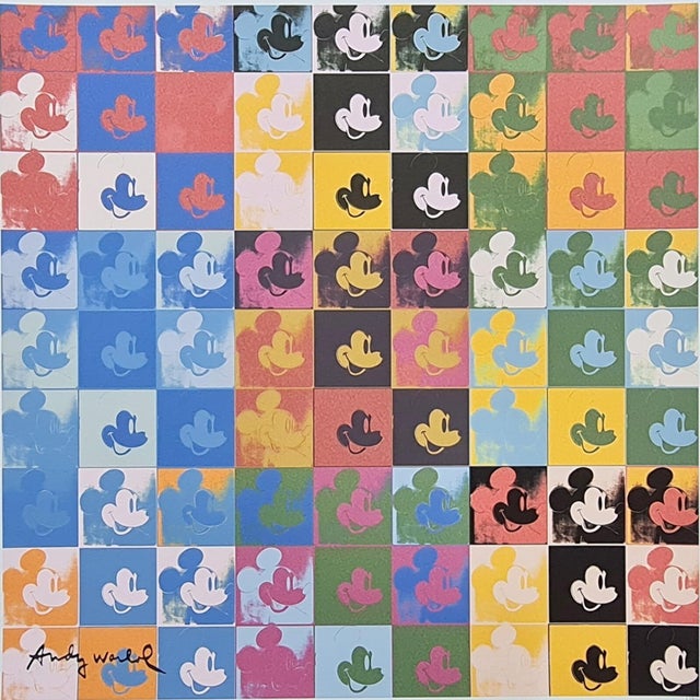1980s After Andy Warhol, Mickey Mouse, 1980s, Lithograph Reproduction Print For Sale - Image 5 of 9