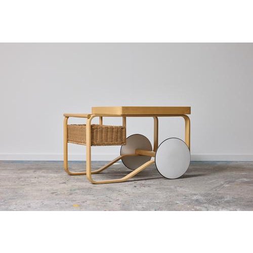 Model 900 Serving Trolley by Alvar Aalto for Artek, 1970s, in Very Good conditions. Designed 1970 to 1979 I have official...