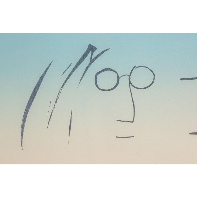 Yoko Ono John Lennon Two Is One 1969 Signed Etching on Paper 203/300 Yoko Ono 1991 For Sale - Image 4 of 7