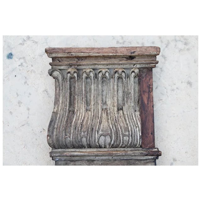 Victorian 19th Century English Victorian Era, Tall Wooden Panel / Antique Wood Paneling For Sale - Image 3 of 9