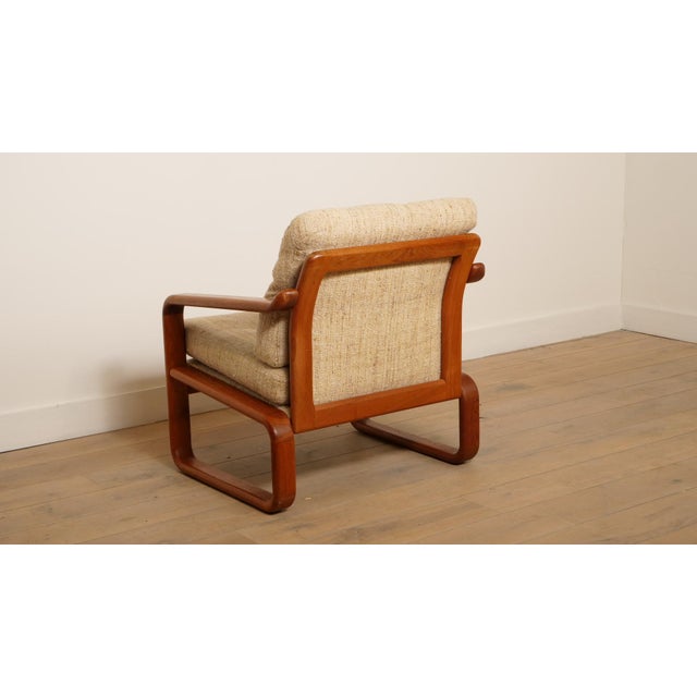 Teak Lounge Chair, 1960s For Sale - Image 6 of 10