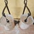 Vintage Bridge Arm Table Lamps With Beaded Shades - Pair For Sale - Image 9 of 18