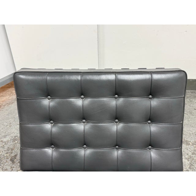 Animal Skin Ludwig Mies Van Der Rohe for Knoll Barcelona Lounge Chair For Sale - Image 7 of 12