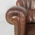 Italian Art Deco Brown Leather Lounge chairs by Saracchi, 1930s, Set of 2 For Sale - Image 10 of 18