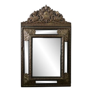 French 19th Century Napoleon III Cushion Mirror For Sale