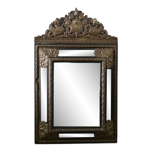 French 19th Century Napoleon III Cushion Mirror