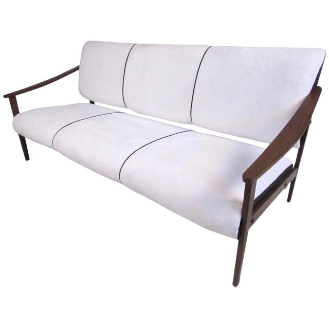 Modern Three-Seat Sofa For Sale