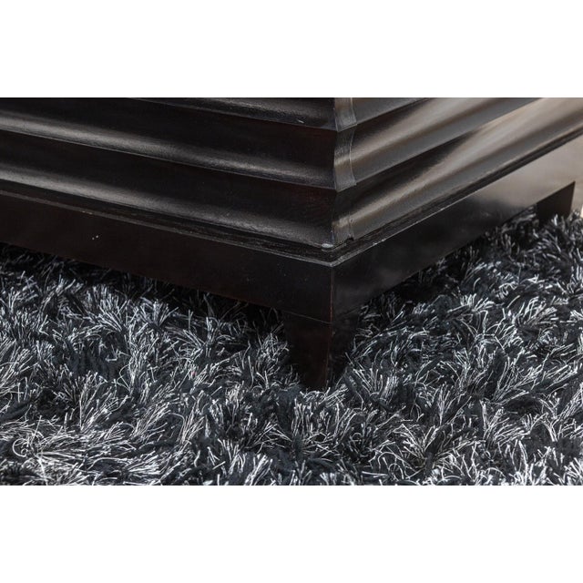 Barbara Barry for Baker Modern Fluted Black Lacquered Sideboard Credenza For Sale - Image 10 of 11