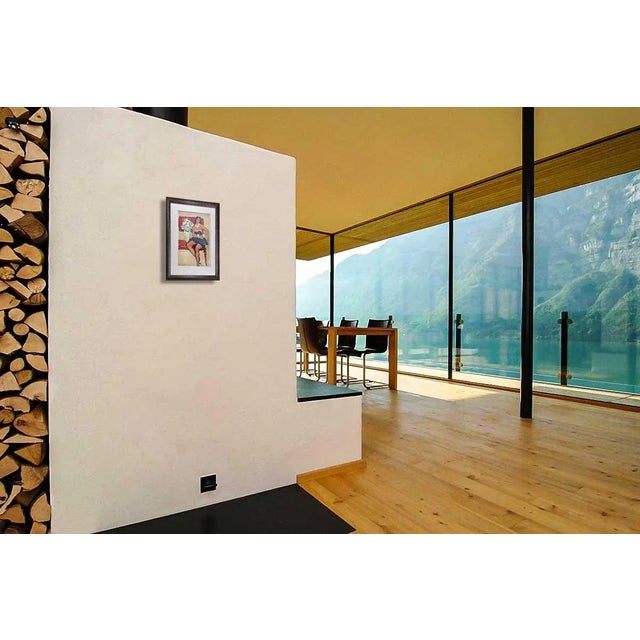 Henri Matisse Limited Edition Lithograph. Size : 19.8 x 28 cm. Frame Size: 17 3/4 x 21in. Titled: La Danseuse a la Robe...