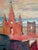 Vintage Mid-Century Modern Oil Painting For Sale In New York - Image 6 of 12