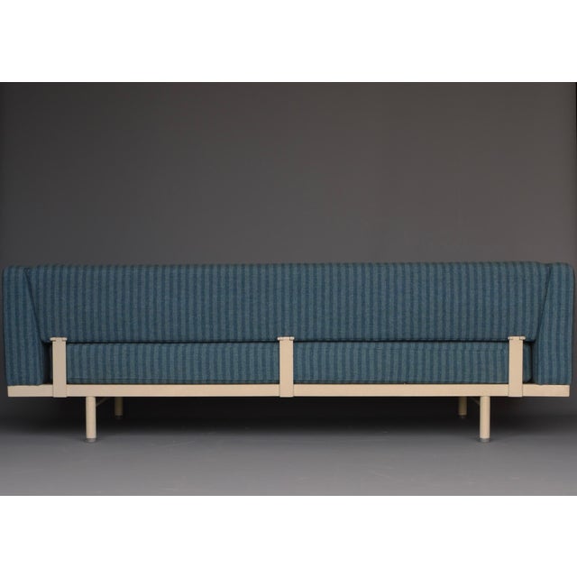 Mid-Century Dutch Steel and Wool Sofa Bed, 1960s For Sale - Image 4 of 18