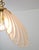 Mid-Century Modern Mid-Century Modern Pendant Lamp in Opaque Satin Glass and Gilt Metal, Italy, 1970s For Sale - Image 3 of 18