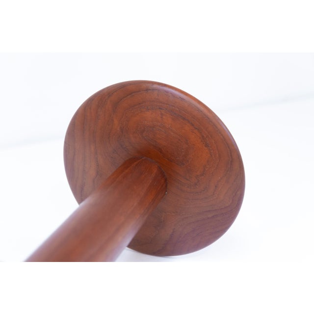Vintage Danish Teak Tripod Side Table, 1950s For Sale - Image 11 of 17