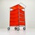 Mobil Storage Unit in Orange PMMA and Chrome by Antonio Citterio for Kartell, Italy, 1990s For Sale - Image 9 of 17