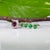 Metal 2.5Ct Purple Garnet Ring With Tsavorite Garnet Accents in Solid 14k Gold, 8mm, Size 6.75 For Sale - Image 7 of 9