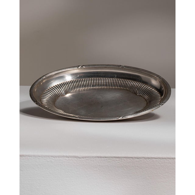 Early 20th Century France Gray Silver Platter For Sale - Image 15 of 15