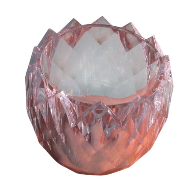 Mario Luca Giusti Ananas Melissa Pineapple Gold Plated Leaves Synthetic Crystal Acrylic Retired For Sale - Image 9 of 10