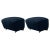 Blue Set of Blue Smoked Oak Sahco Zero the Tired Man Footstools by Lassen For Sale - Image 8 of 8