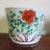 19th Century Chinese Porcelain Famille Rose Palette Cache Pot Planter Flower Pot For Sale - Image 9 of 11