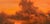 This oil painting on linen panel captures a serene landscape bathed in warm, amber hues, evoking a sense of tranquility...