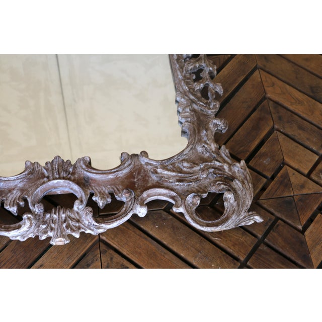 Vintage La Barge Italian Rococo Style Carved Wall Mirror, Circa 1970s For Sale - Image 13 of 18
