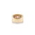 Gold Stately 14k Solid Gold Wide Band With Multi Gem Contemporary Ring Size 5.5 For Sale - Image 8 of 12
