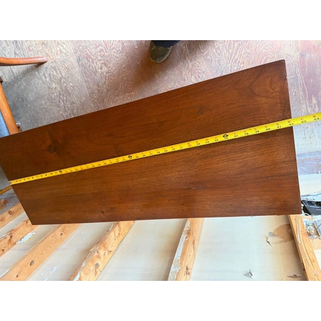 Vintage English French Country Style Narrow Top Console Table For Sale - Image 12 of 17