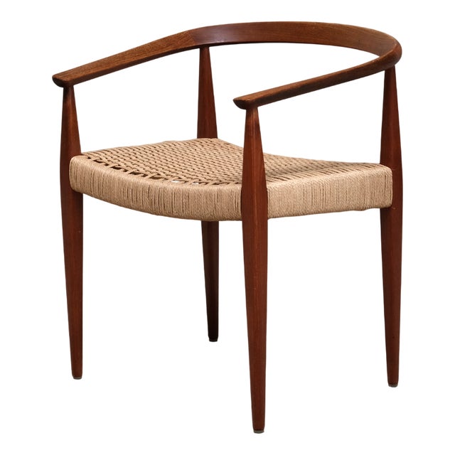 Sculptural Teak Model 113 Armchair by Nanna Ditzel for Kolds Savvaerk, 1950s For Sale