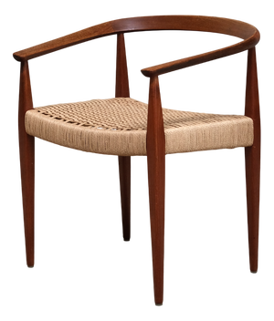 Sculptural Teak Model 113 Armchair by Nanna Ditzel for Kolds Savvaerk, 1950s