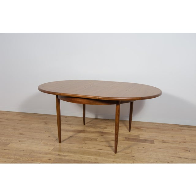 Brown Mid-Century Round Teak Fresco Dining Table from G-Plan, United Kingdom, 1960s For Sale - Image 8 of 18