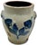 Outstanding Large 3 Gallon Size Antique American Stoneware Jar With Extensive Blue Hand Decorated Features - Circa 1830s For Sale - Image 4 of 18