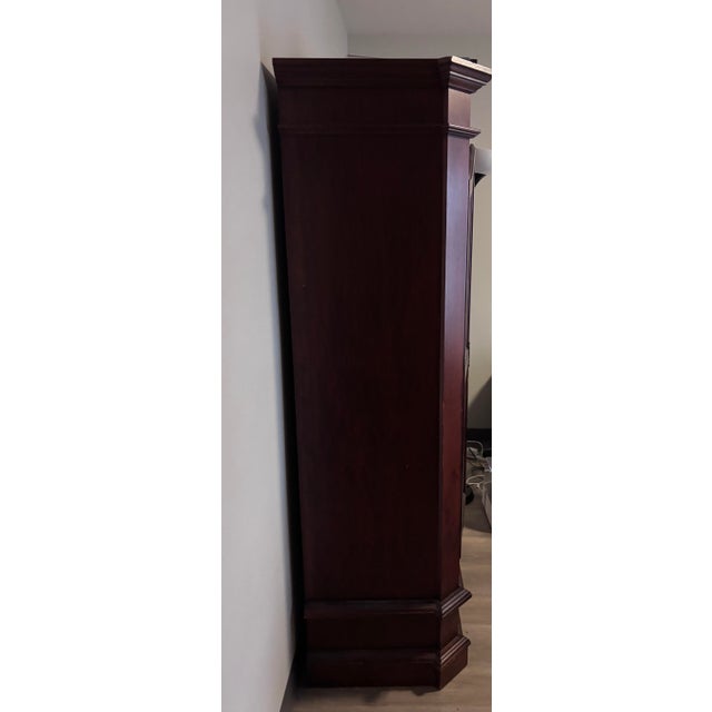 Late 20th Century Late 20th Century Selva Italian Walnut Louis XIII Style Wadrobe For Sale - Image 5 of 12