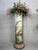Antique French painted stoneware column with wooden base. Stoneware (also known as grés) is a type of ceramic created when...