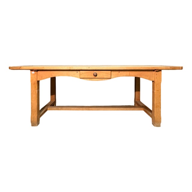 Valdostano Refectory Table in Maple, 1700 For Sale